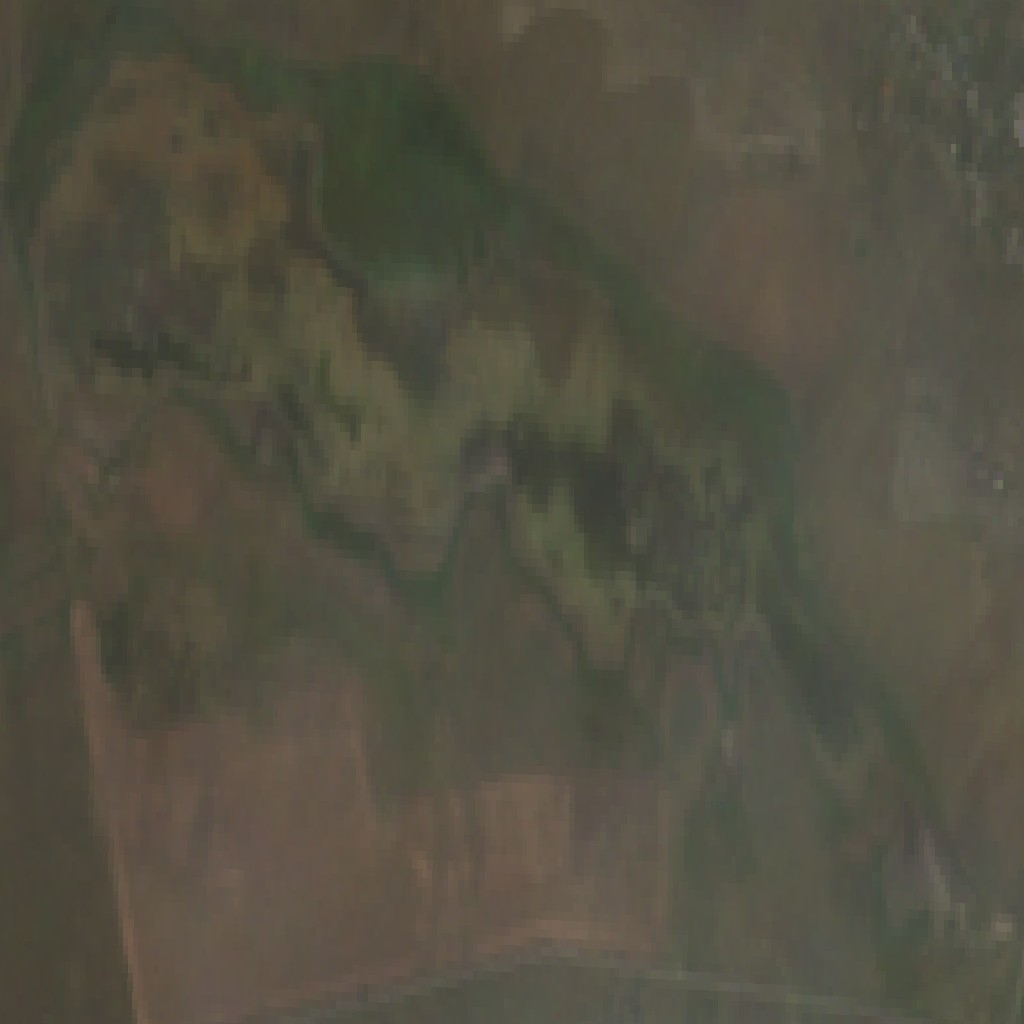 Imagine satelitară · Lacul Sărături